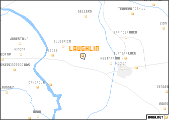 map of Laughlin