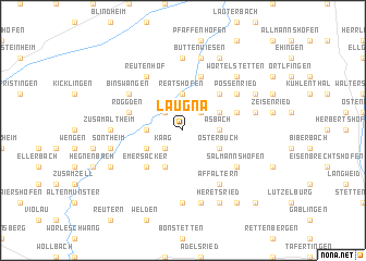 map of Laugna