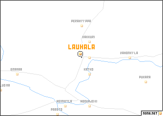 map of Lauhala