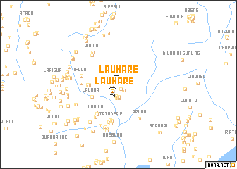 map of Lauhare