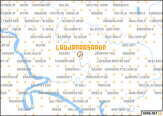 map of Lāujāna Āsāpur