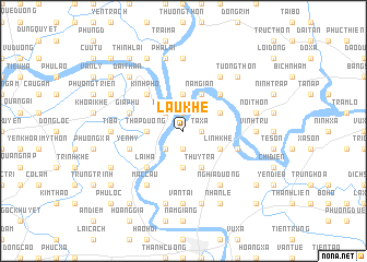 map of Lâu Khê