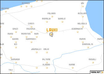 map of Lauki