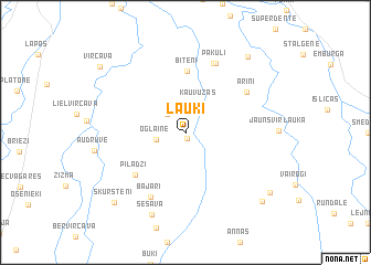 map of (( Lauki ))