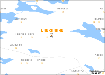 map of Laukka-aho