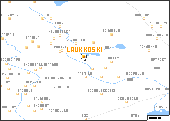 map of Laukkoski
