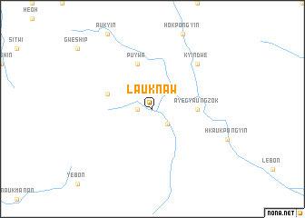 map of Lauknaw