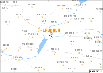 map of Lauküla