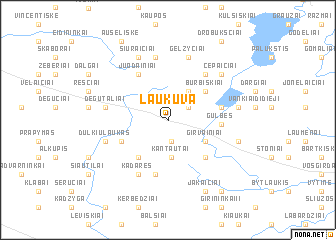 map of Laukuva