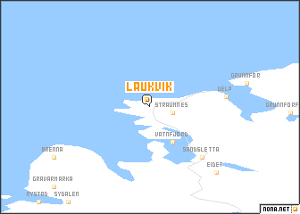 map of Laukvik