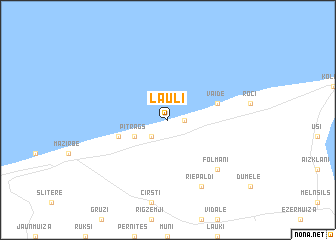 map of Lauļi