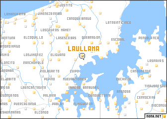 map of La Ullama