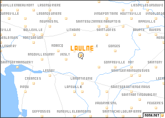 map of Laulne