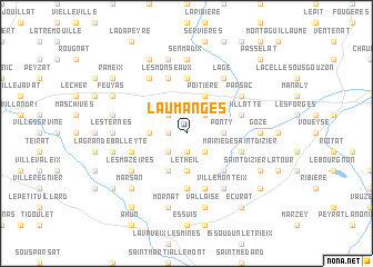 map of Laumanges