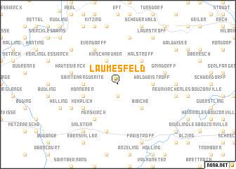 map of Laumesfeld