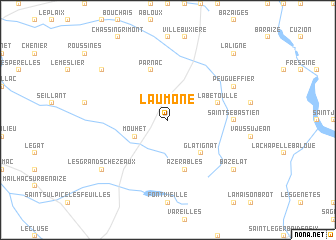 map of LʼAumône