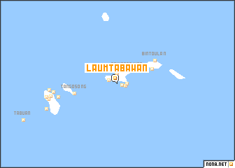 map of Laum Tabawan