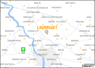 map of Launaguet