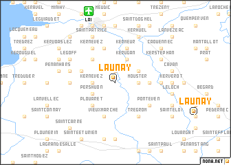 map of Launay