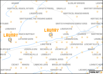 map of Launay