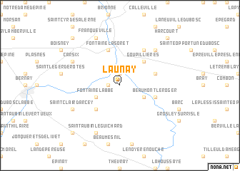 map of Launay