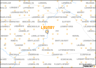map of Launay