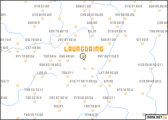 map of Laungdaing