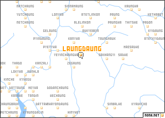 map of Laungdaung