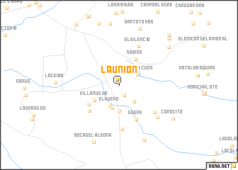 map of La Unión