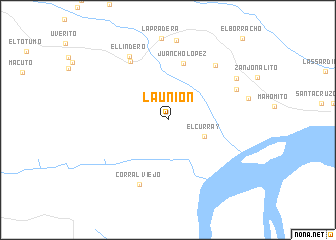 map of La Unión