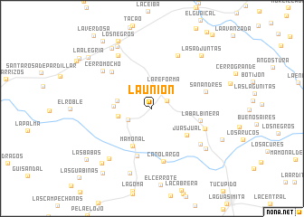 map of La Unión