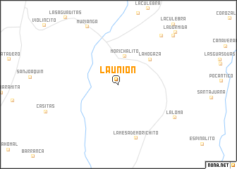 map of La Unión