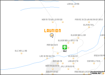 map of La Unión