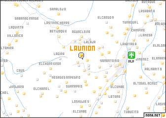 map of La Unión