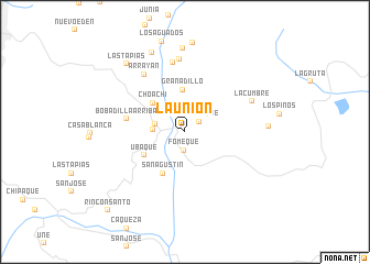 map of La Unión