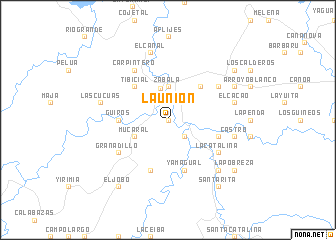 map of La Unión