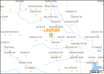 map of La Unión