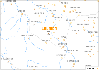 map of La Unión