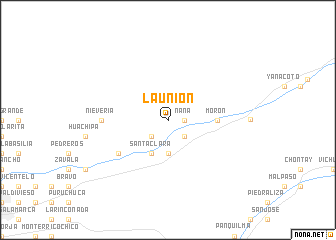 map of La Unión