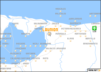 map of La Unión