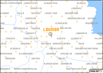 map of La Unión