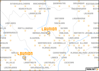 map of La Unión