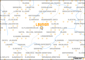 map of La Unión