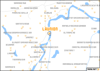 map of La Unión