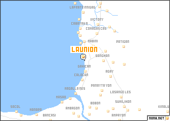 map of La Union