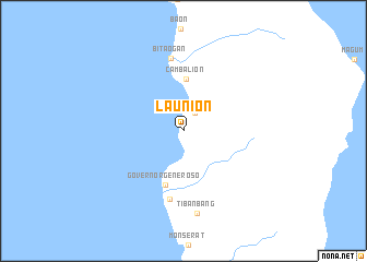 map of La Union