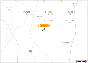 map of Launom