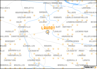 map of Launoy