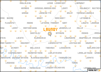 map of Launoy
