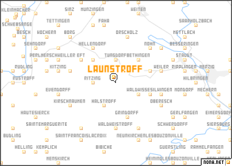 map of Launstroff